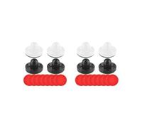 2 set of 4 Air Hockey Pushers and 8 Pucks 2.5 inch Pucks for Family Game Tables Party Black and White, 96x60mm
