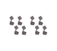 2 set of 4 Pieces Opened Electric Bass Tuning Pegs for Ukulele Electric Guitar 4R Red Bronze, 82mm-88mm