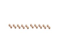 2 set of 5Pcs Dog Track Connectors Wood Train Track Accessories Railway Track Adapter wood