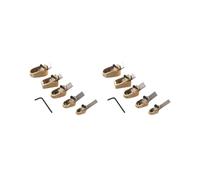 2 set of 5Pcs Violin Thumb Planer Brass DIY Violin Making Music Instrument Accesssory Bronze