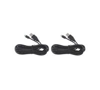 2 set of 5V 2A Micro USB Charger Cable 90 Degrees Right Bend DVR GPS Charging Cable