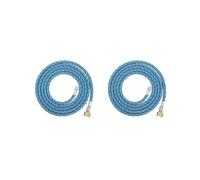 2 Set of 6' Braided Airbrush Air Hose 1/8" - 1/4" BSP Adaptor Fits Most Brands