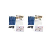 2 set of 6 digits DIY Calculator Kit DIY Electronic Kits College Learning Electronics Without shell, 128x90mm