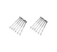 2 set of 6 Pieces Drum Tension Rods Hardware for Snare Drum Spare Parts Replaces 6x90MM, 0.6 cm