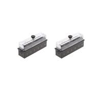 2 set of 6-Way Medium Blade Fuse Holder Block Fusebox Panel Car Boat Automotive