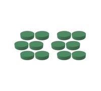2 Set of 6Pcs Floral Wet Foam Flower Arrangement Block Bricks for Florist Supplies, Green, 8x4cm