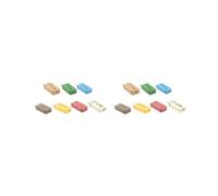 2 set of 7 Pieces Car Mini ATM Circuit Breaker Blade Fuse 5A/7.5A/10A/15A/20A/25A/30A