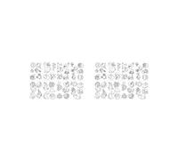 2 Set of 8X Shrink Plastic Sheets Art Pencils Jewelry Making Tags/Keyrings DIY Ocean 8 Pcs Ocean 14.5x20 cm