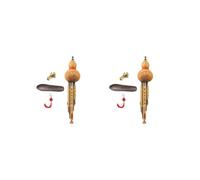 2 set of Bamboo Hulusi Woodwind Gourd Cucurbit Flute for Music Learning Exercise Gift c key