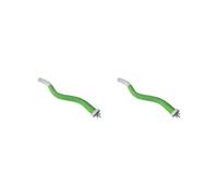 2 set of Bird Cage Branch Pet Suppies Standing Chewing Toy for FIn Macaws Budgies green 28 cm