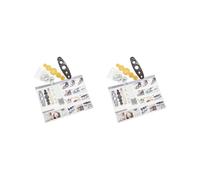 2 Set of Button Maker Tool Portable Fabric Covered Button for Shirt Down Jacket Jeans with Buttons 14.5x4.3 cm