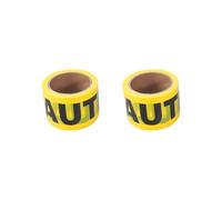 2 set of Caution Tape Hazard Warning Tape 100M for Workplace Danger Area Danger Areas