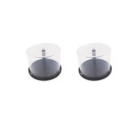2 set of CD DVD Storage Units Box Bucket Accessories Waterproof Dustproof 5.4x3.3In