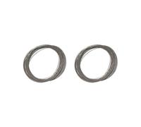 2 set of Ceramic Hanging Fired Tungsten Wire Tools for Porcelain Pendant Small Object 2 mm Silvery black