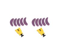 2 Set of Chainsaw Teeth Sharpener Woodworkings Lawn Outdoor Universal with Whetstones Kraft Box 22.6x14.4x2.6 cm