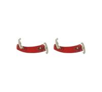 2 set of Colorful Adjustable Violin Fiddle Shoulder Rest Pad Holder 1-4 1-8 Red