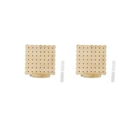 2 Set of Crochet Blocking Board Includes Rod Pins Stand for Granny Squares Household 10 cmx10 cm Wood Color 10x10 cm
