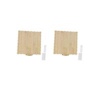 2 Set of Crochet Blocking Board Includes Rod Pins Stand for Granny Squares Household 23.5 cmx23.5 cm Wood Color 23.5x23.5 cm