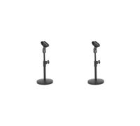 2 set of Desktop Mic Stand Practical Durable Sturdy Universal for Lectures Phone