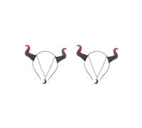 2 set of Devil Headband Cosplay Gothic for Carnival Stage Performances Halloween