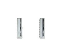 2 Set of Diamond Color Scale Master Tester Tools Diamond Weight High Accuracy Durable Silvery 20x5x1.6 cm