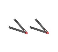 2 Set of Digital Angle Finder Tool Angle Ruler for Woodworking Fabricators Carpenters 300mm, Black