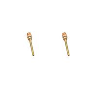 2 Set of Durable Hot Glue Machine Nozzle Supplies Household for Electric Heat Tools 2mmx70mm, Gold, 2x70mm