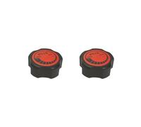 2 Set of Exercise Bike Resistance Knob Supplies Bicycle Brake Lever Training Machine Hole 1cm Dia 5.5cm, Black Red
