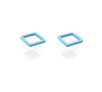 2 set of Floating Fish Breeder Box Separation Incubations Box for Clownfish, Fish Egg Blue, 8.6x8.6x11cm