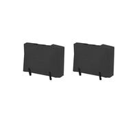 2 Set of Folding Wagon Cover Dustproof Oxford Storage Bag for Outdoor Camping Storage Black
