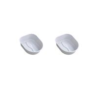 2 Set of Foot Bath Tub Versatile Foot Bath Soak Tub for Dry Cracked Feet Men Pedicure Gray, 38.5x33x11.5cm