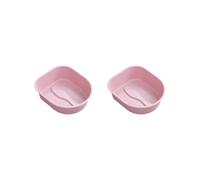 2 Set of Foot Bath Tub Versatile Foot Bath Soak Tub for Dry Cracked Feet Men Pedicure Pink, 38.5x33x11.5cm