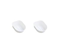 2 Set of Foot Bath Tub Versatile Foot Bath Soak Tub for Dry Cracked Feet Men Pedicure White, 38.5x33x11.5cm