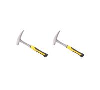2 Set of Geology Hammer Carbon Steel Rock Pick Hammers Hand Tool S