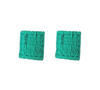 2 set of Giant Checkers Board Game Mat 3 in 1 Game Mat Rug Game Mat Toe Board green