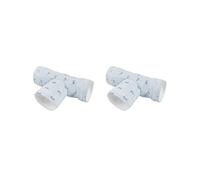2 set of Hamster Tunnel Tubes Cage Toys Pipeline For Rabbit Animal Hamster Guinea Pig Blue 29x10x10CM