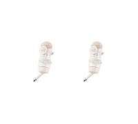 2 set of Hanging Pet Bottle Sturdy Multipurpose Dog Drinking Bottle for Rabbits Puppy beige, 23x6cm
