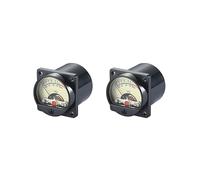 2 set of High Precision VU Panel Meter VU Audio Level Amp with Warm Back Light Black