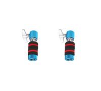2 set of Jazz Drum Hi Hat Clutch Accessory Stable Attachment Fits More High Hat Stand blue Height:7.5 cm