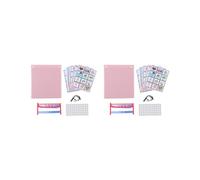 2 set of Kids Visual Schedule Portable Pocket Chart for Classroom Homeschool Children English