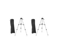 2 Set of Level Tripod with Bag Heavy Duty Aluminum Alloy Extendable Contractor Tripod 1.2M