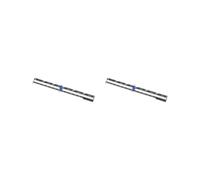 2 set of Measure Ruler Gauge Tool Hem Collar Sewing Knitting Adjustable Marker blue 15x1.7 cm
