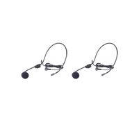 2 set of Microphone Headset Head Wear Mic for Speech Teacher Teaching Video Recording