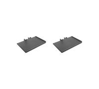 2 set of Microphone Stand Tray Holder Sturdy Clamp on Utility Shelf for Karaoke Stage S