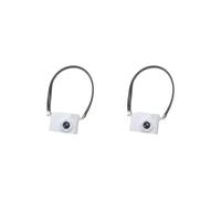 2 set of Mini Camera Vintage Slr Camera Model for Doll Accessories Pretend Play White 4.3x3.0x3.0 cm