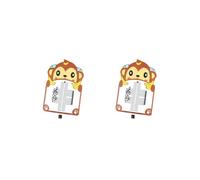 2 set of Music Reading Board Cartoon Animal Shape Musical Notation Board for Students Monkey Shape