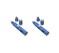 2 set of Nose Trimmer Powerful Motor Smooth Cutting Compact Size for Adults Women Men Blue, 13x2.5x2.5cm