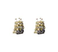 2 set of Pirate Ship Arts Crafts Gifts Vintage Style Sailing Ship Model Kits for Kids