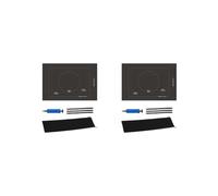 2 set of Puzzle Roll Up Mat Felt Jigsaw Puzzle Storage Pad Blanket Black