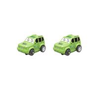 2 set of Puzzle Tracks Car Toy Practice Motor Skills Monetssori Building Toy Rail Car green